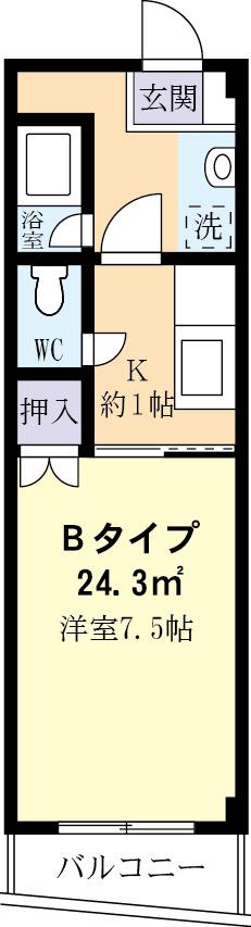 コーポ阿見の間取り