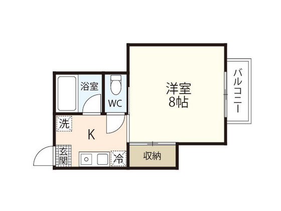 広島市安佐南区伴中央のアパートの間取り