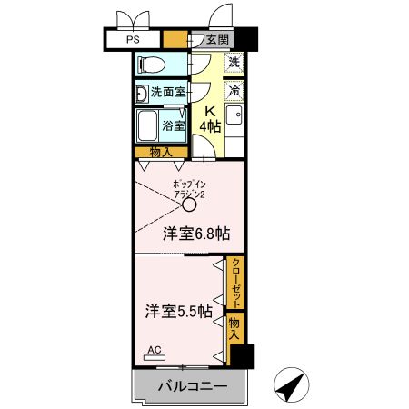 木下鉱産ビルIIの間取り