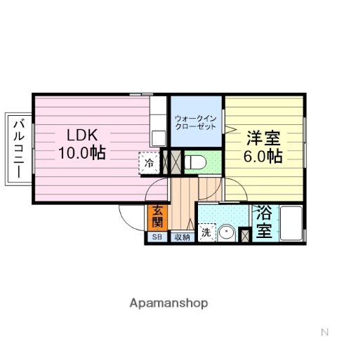 アンビックス利府伍番館_間取り_0