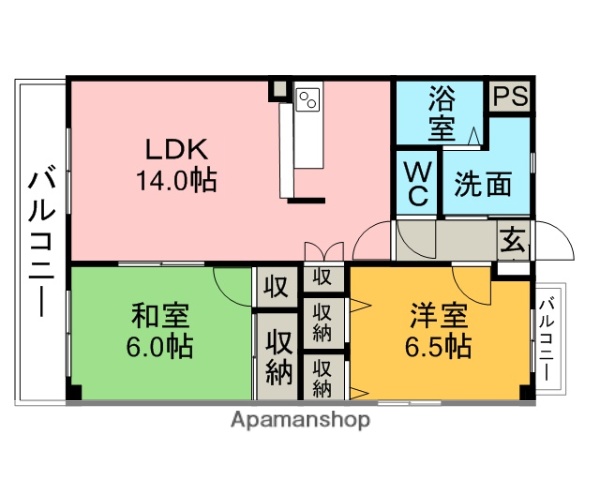 マジェスティ梶田_間取り_0