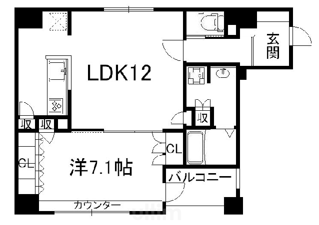 リーガル京都烏丸通りの間取り