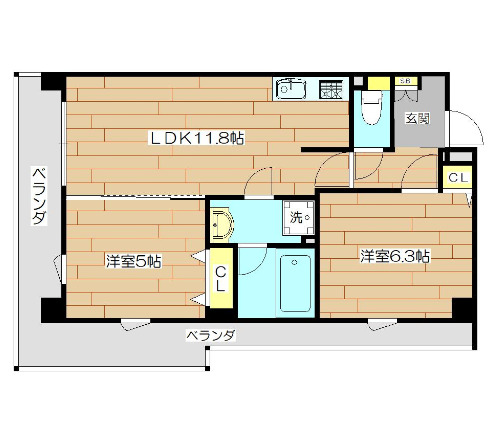 プレステージ11番館の間取り