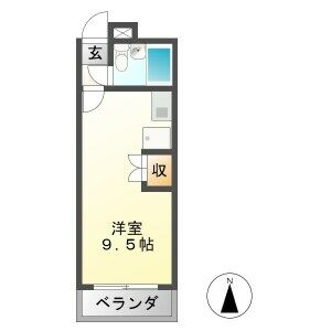 メゾン・ド・スプラッシュの間取り