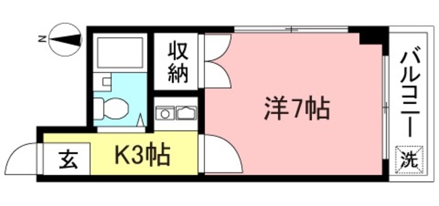 東京都世田谷区赤堤４（マンション）の賃貸物件の間取り