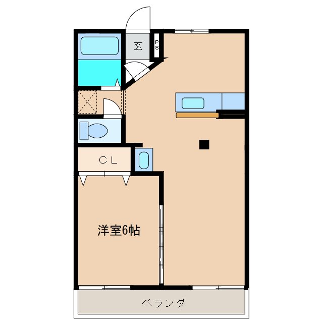 ヴェイル松代Aの間取り