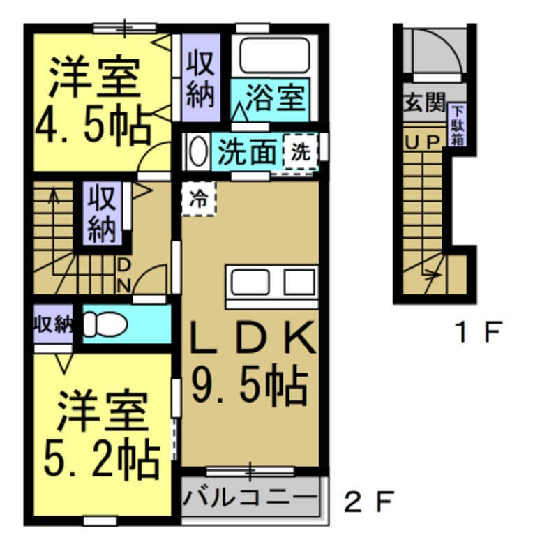 チッタ大野町の間取り