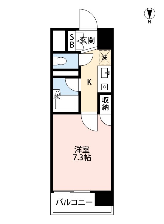 トーカン練兵町キャステールの間取り