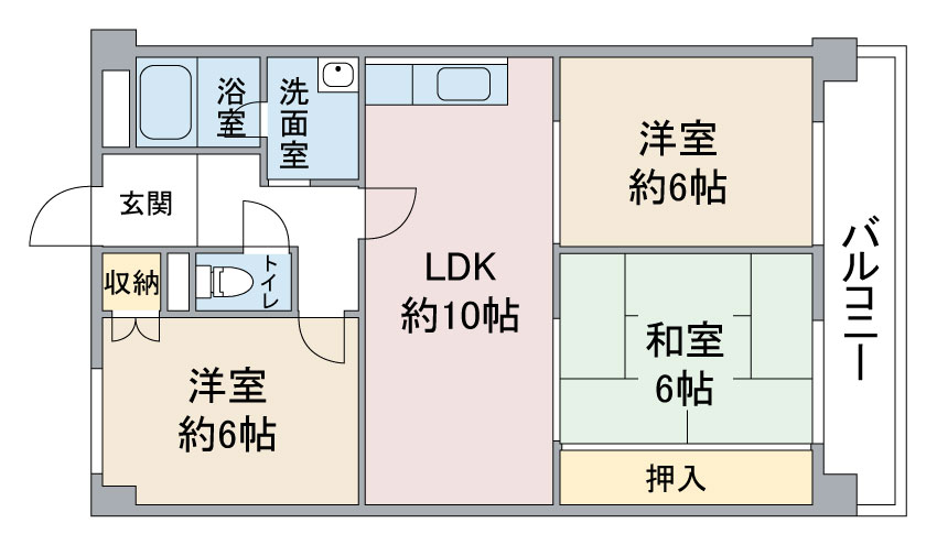 ニューアーバン一社の間取り