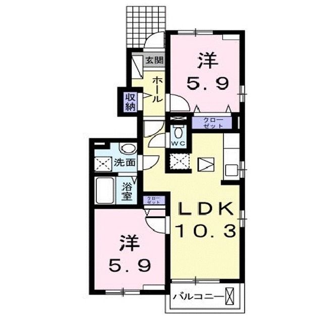 クラースの間取り