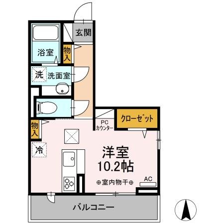 ヴィラ　アルカディアの間取り