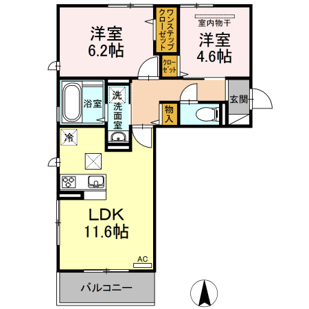 ｅｐｉ和白丘の間取り