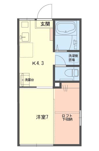 ジュネス自由ケ丘Aの間取り