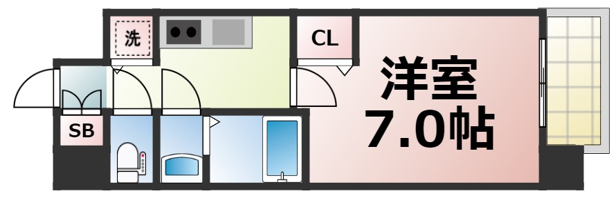 La Douceur北巽の間取り