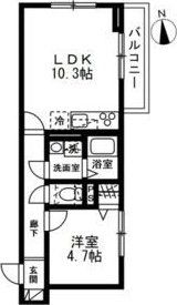 仮称)坂戸市中富町PJII棟の間取り