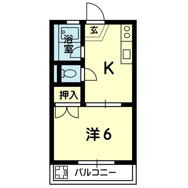 大江サンハイツの間取り