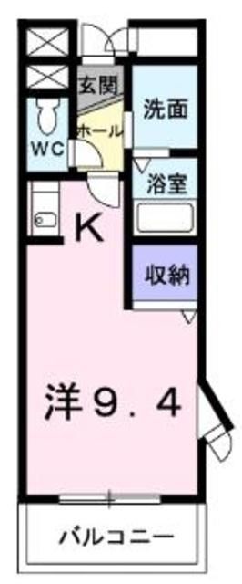 相模原市中央区上溝のマンションの間取り