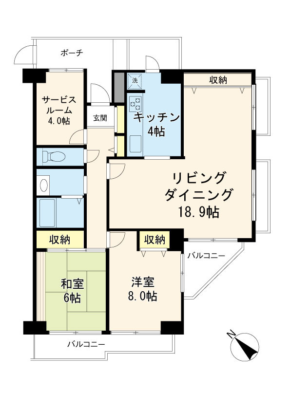 エルシティ新浦安１番館の間取り