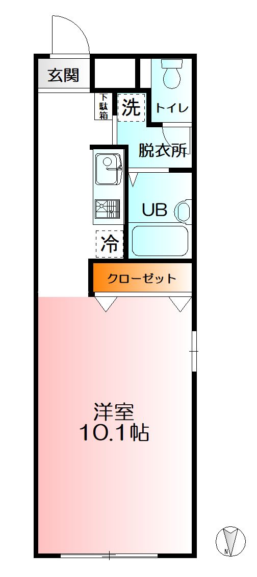 パラッツォ・アファシナンテ13の間取り