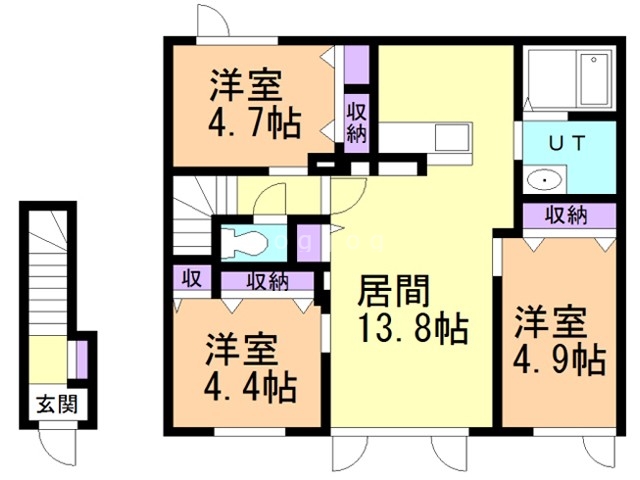 ＺｅｄｅｒＨａｕｓＣの間取り