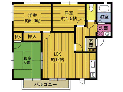 ボルドウIIの間取り