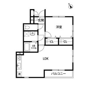 碧南市笹山町のアパートの間取り