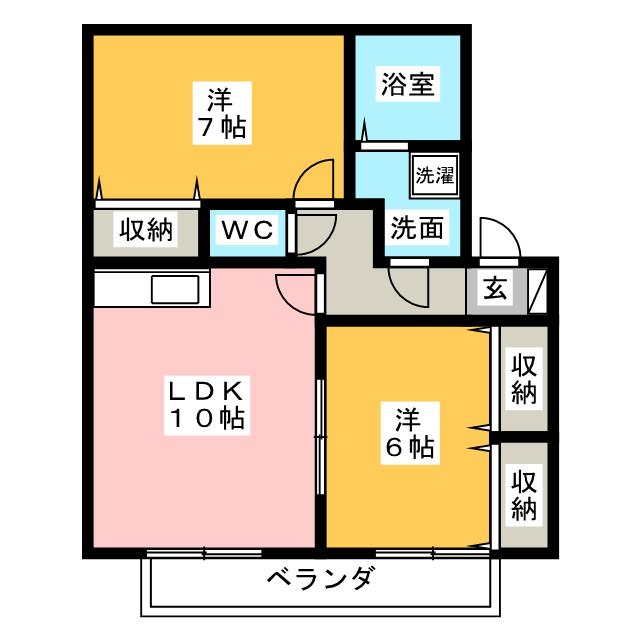 リヴェールメゾンの間取り