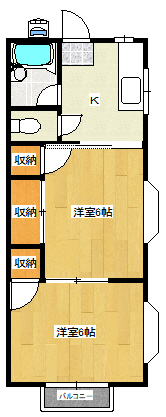 アリス深谷１４の間取り