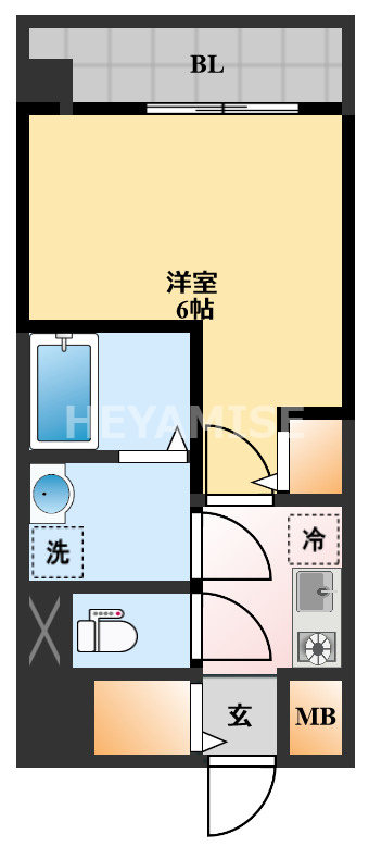 modern palazzo東本町の間取り