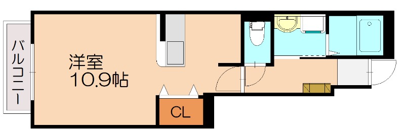 糟屋郡粕屋町酒殿のアパートの間取り