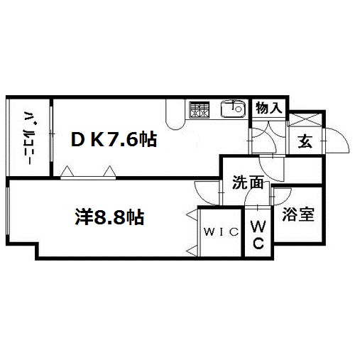 ローレルコート田町の間取り