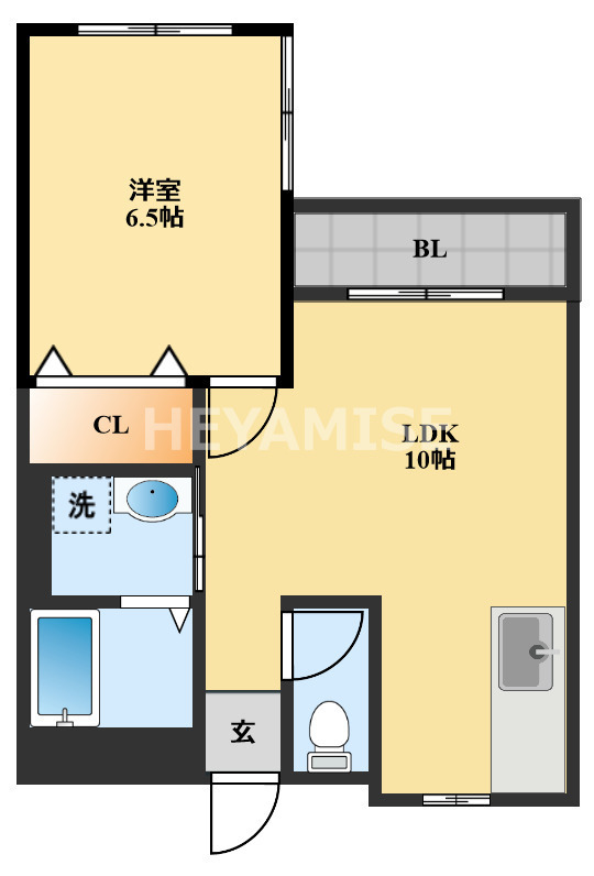 諫早市上町のマンションの間取り