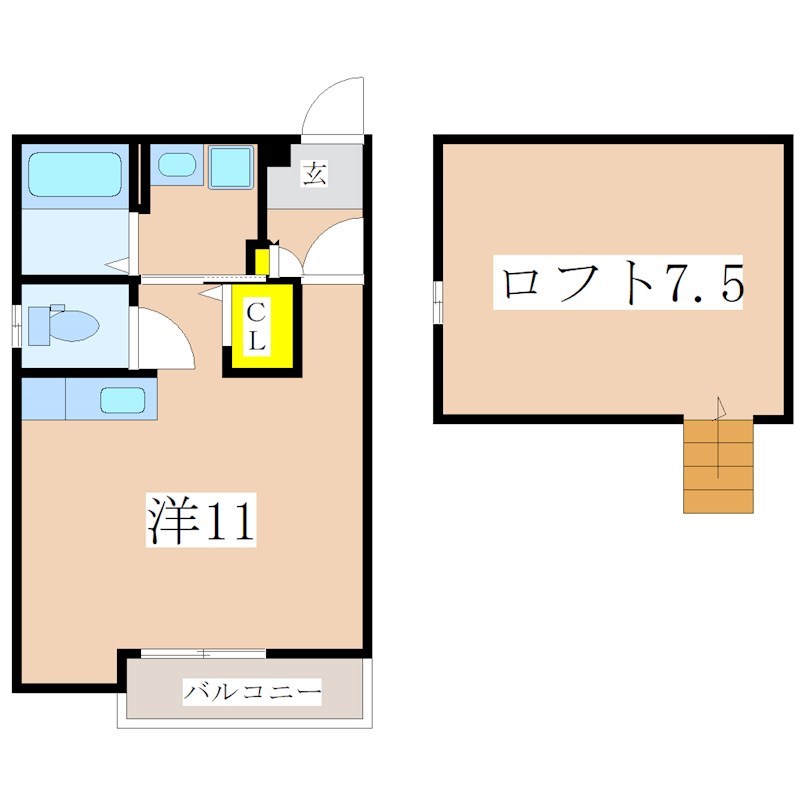 アベニールの間取り