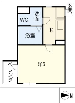 タウンコート中村の間取り