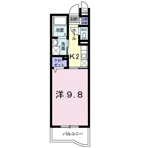 【コンフォータブル西条の間取り】