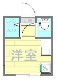 川崎市中原区上平間のアパートの間取り