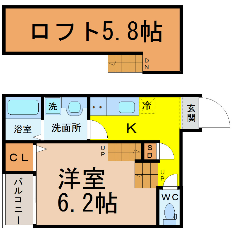 ＥＭブランドールの間取り