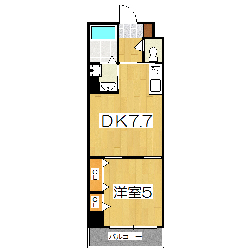 プルメリア御池の間取り