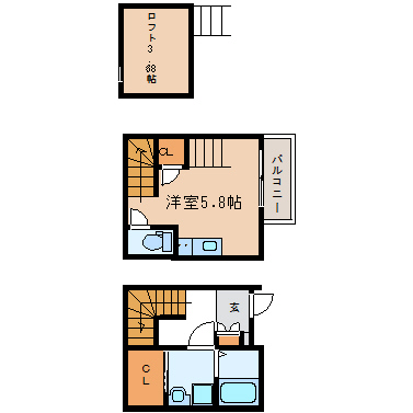 Virgo南鍛冶町の間取り