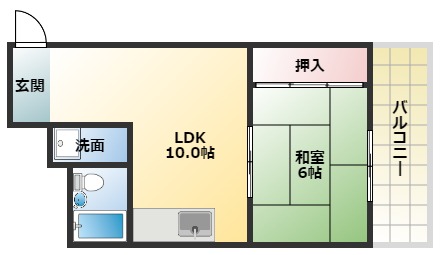 香里ロイヤルプラザの間取り