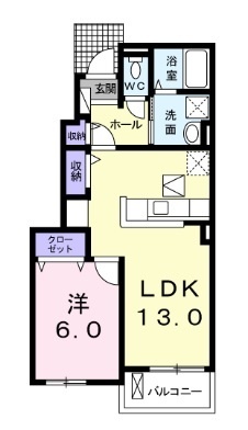 レイクりきIの間取り