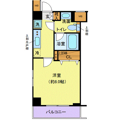 クレヴィスタ西馬込の間取り