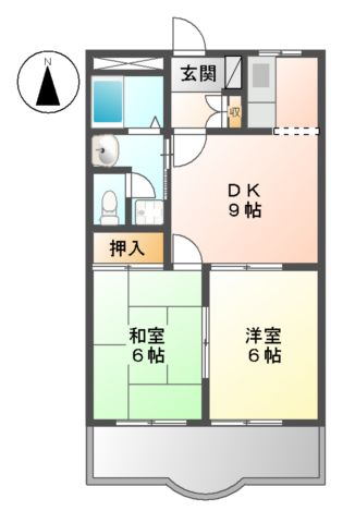 Ｒｅｓｉｄｅｎｃｅ　Ｅｎｆｉｎｉｔｙ　Ｍ2の間取り