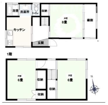 増尾6丁目 貸戸建ての間取り