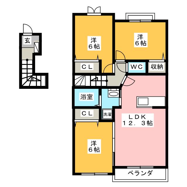 グランリーベ　IIの間取り