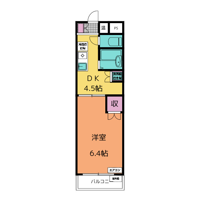 ユニオンハイツ日比野の間取り