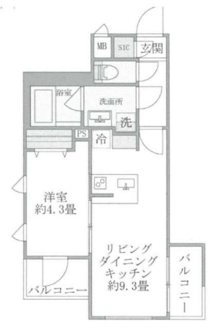 コンポジット渋谷初台の間取り