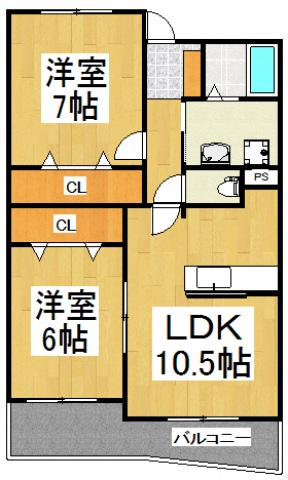 グランコート・パインの間取り