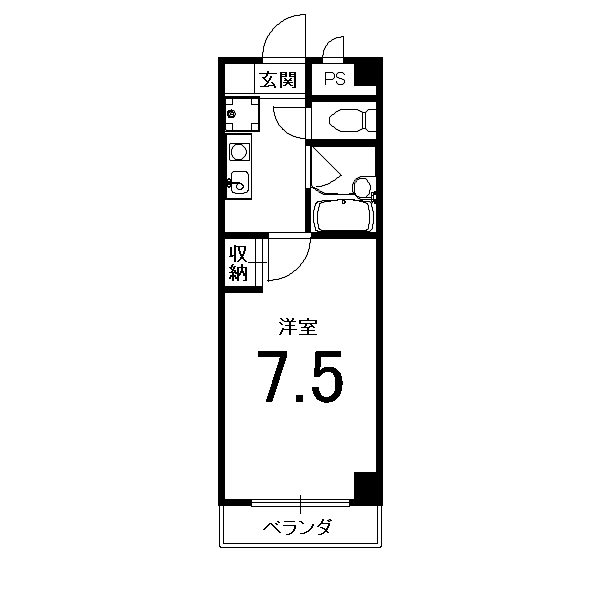 ハイツ山ノ内の間取り