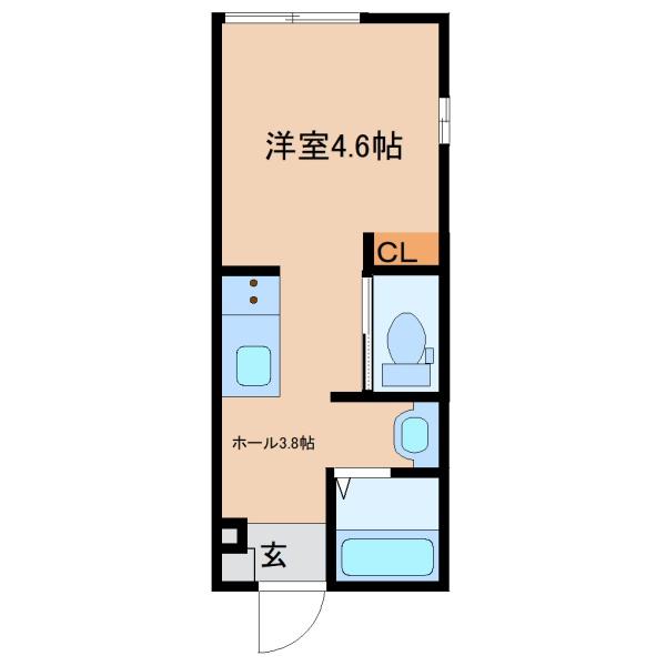 （仮称）南鶴崎新築アパートの間取り